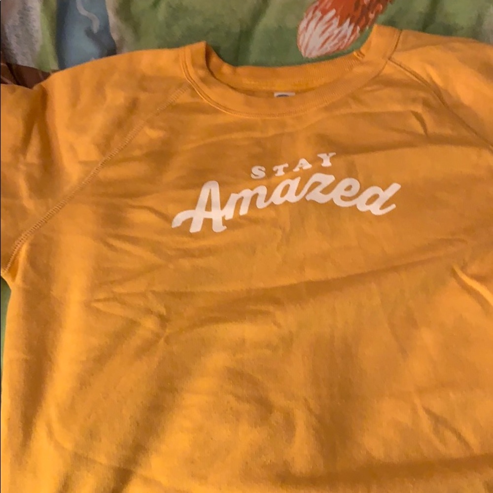 old navy yellow crew neck